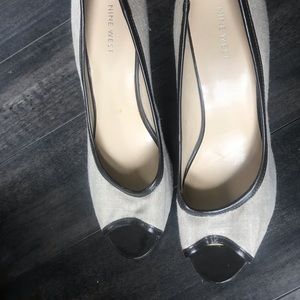 Nine West Peep toe heels